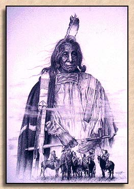 Red Cloud at High Council, by Tony Weldon