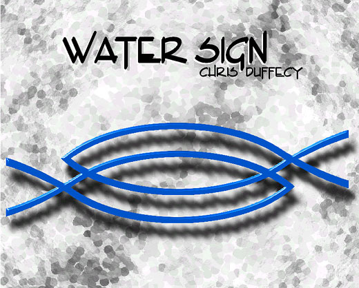 Water Sign CD Cover Art  -  (c)2002 Chris Duffecy