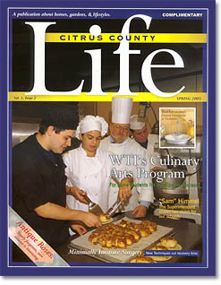 Citrus County Life Magazine Cover - volume 1 - issue 2 - Spring 2005